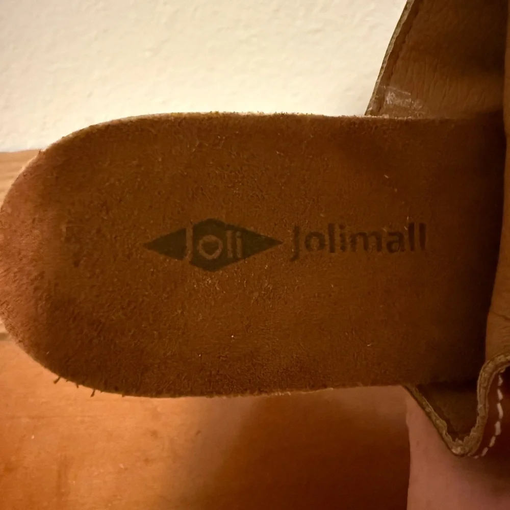 Jolimall Brown‎ Floral Women's Shoes Wedges